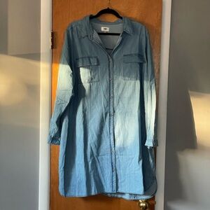Old Navy, size 22, NWT, light weight denim dress/tunic
